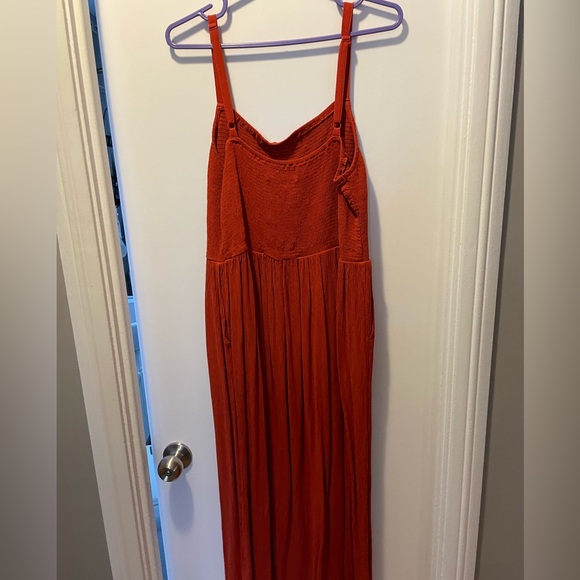 Old Navy Spaghetti Strap Size L Burnt Orange - Picture 2 of 3